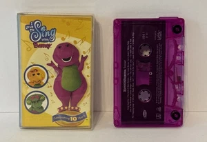 Barney I LOVE TO SING WITH BARNEY Vintage Cassette Tape 1998 w/ Lyrics RARE - Picture 1 of 6
