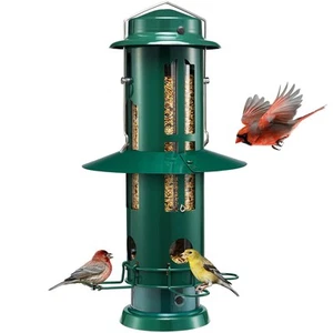 Squirrel Proof Bird Feeder with Removable Base, All Metal, Tube Bird Feeders ... - Picture 1 of 6