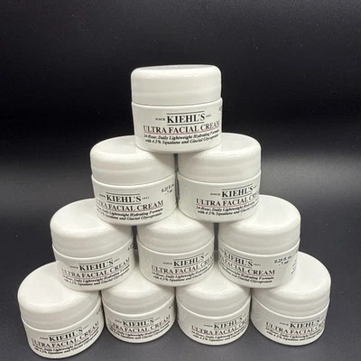 LOTE DE 10 KIEHL'S ~ Crema Ultra Facial ~ Escualano ~ 7 mls X 10 = 70 mls TOTAL Foto 1 de 4