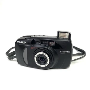 Minolta Supreme Freedom Zoom analoge Kompaktkamera 35 mm passiv AF getestet - Bild 1 von 13