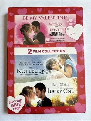 2 Film Collection The Notebook & The Lucky One (DVD, 2020) New Sealed Free Ship - Image 1 of 4