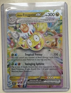 Alolan Exeggutor ex - 133/191 Double Rare Holo NM Pokemon SV08: Surging Sparks - Picture 1 of 2