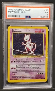 Mewtwo 010/102 Base Set Holo Grado 1 - Imagen 1 de 7