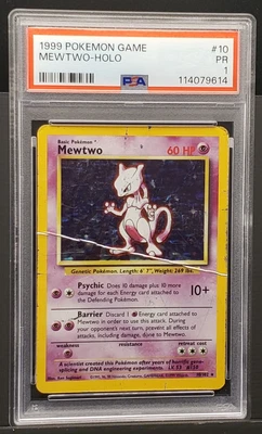 Mewtwo 010/102 Base Set Holo Grade 1 - Image 1 of 4