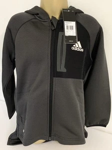 Adidas Messi Sudadera con Capucha Cremallera Completa BQ2916 - Niños 5-6 Años (Utilitario Negro/Blanco) - Imagen 1 de 18