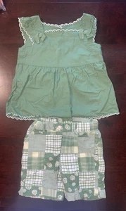 Janie and Jack Girls "Fresh Daisies" Sz 3t Top & 2t Shorts - Picture 1 of 6