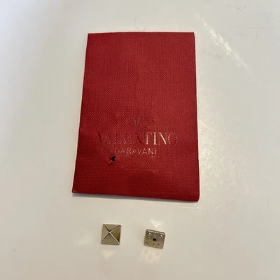 VALENTINO GARAVANI Two Gold Rockstud Replacement Handbag Wallet Clutch Shoes - Image 1 of 4