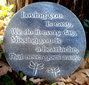Memorial plaque plastic mold plaster concrete cement mould 10" x 3/4" thick - Picture 1 of 2