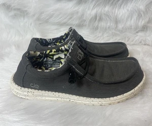 Hey Dude Wally Stretch Black Men's Slip-On Shoes - #110384900 - US Size 10 - Picture 1 of 7