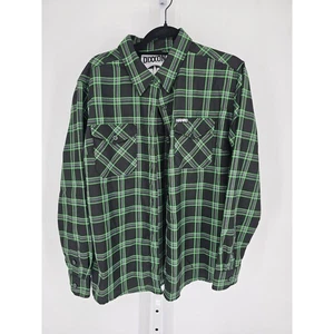 Dixxon Flannel Hanro Women's Size XXL Green Black Plaid Limited Edition - Picture 1 of 4