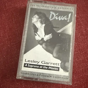 LESLEY GARRETT DIVA SOPRANO AT THE MOVIES CASSETTE ALBUM OPERA - Picture 1 of 3