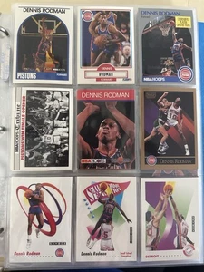 Dennis Rodman 82 Card Lot – Bulls, Spurs & Pistons – Hall of Famer Rebound King - Picture 1 of 10