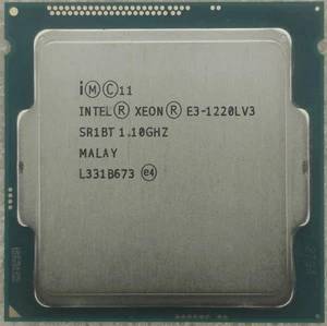 Intel Xeon E3-1220L V3 LGA1150 CPU Processor SR1BT 1.1GHz 13w - Picture 1 of 2