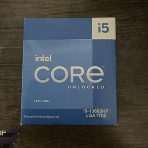 Intel Core i5-13600KF 13th Gen SRMBE 14 Core 5.1GHz LGA 1700 Unlocked NEW Sealed - Photo 1/2