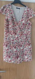 Oasis Floral Print Playsuit Size 16 - Picture 1 of 5