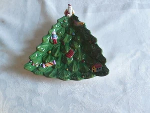 Spode Albero di Natale - Piatto Caramelle/Noci Albero - In Scatola Originale - Foto 1 di 5