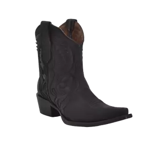 Corral Damen Stiefeletten schwarz Stickerei & Einlage Snip Toe L6090 - Bild 1 von 15