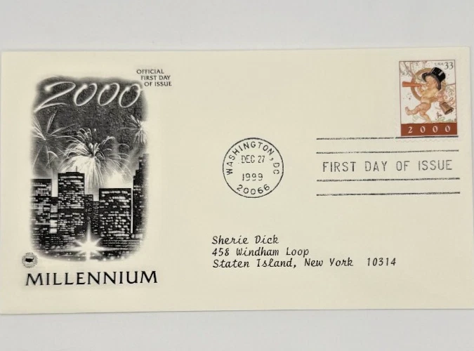 Millennium 2000 Stamp / First day Of Issue - Image 1 of 2
