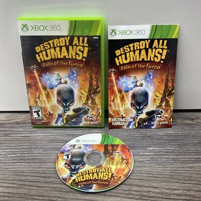 Destroy All Humans Path of the Furon (Microsoft Xbox 360)  CIB - Image 1 of 4