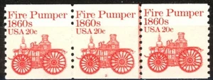 FIRE PUMPER MNH PNC3 Plate 2 Very Scarce Plate Number Scott's 1908 - Picture 1 of 2