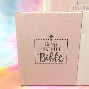 Baby's First Little Bible Pink Hardcover Shannon Road Gifts Paul Brownlow - Imagen 1 de 7