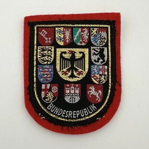 Vintage Bundeswappen Deutschlands Germany Patch gestickt Filz Abzeichen 70er - Bild 1 von 6