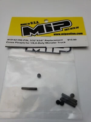 MIP #10142 HW-PIN, 3/32”x5/8” Replacement Cross Pins, 1/8 X-Duty Monster Truck - Image 1 of 3