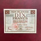 France Bon De Caisse JUIN 1940 Necessité 10 Francs COLMAR 17.06.1940