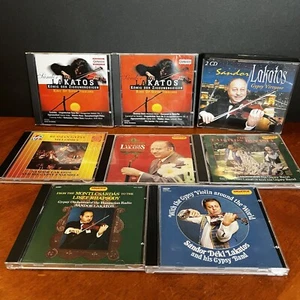 Lot: 8 Sandor Lakatos CD Violin In Gypsy Ensemble King Fiddlers Around the World - Picture 1 of 20