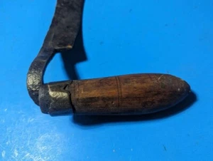 Antique Wooden Spoke Shave Spokeshave Draw Knife Coopers Wood Tool - Picture 1 of 9