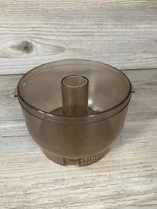 Sunbeam Oskar Jr. Chopper Plus Food Processor 14131 Part, Amber Work Bowl Only - Picture 1 of 3