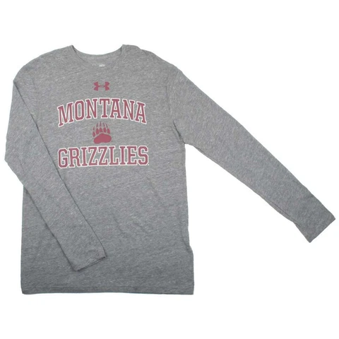 Montana Grizzlies Under Armour Heatgear Long Sleeve T-Shirt Cover
