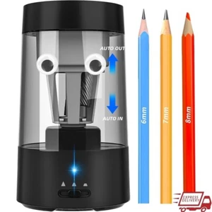 Automatic Electric Pencil Sharpener Rechargeable Hands-Free Home Office School - Picture 1 of 7
