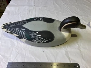 Ted Mulliken (Wildfowler,Old Saybrook,CT)Pintail Duck Decoy, HandPainted Vintage - Picture 1 of 4