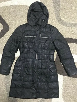 C&A Damen Winterjacke mit Gürtel, Schwarz_ Gr. M - Bild 1 von 2