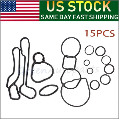 Kit de juntas de enfriador de aceite de motor para Chevrolet Cruze Aveo Sonic 1,8 L 1,6 L Foto 1 de 3