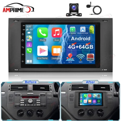 4G+64G Android 15 Autoradio WiFi GPS Navi Für Ford C Max 2006-2010 Carplay +Kam - Bild 1 von 4