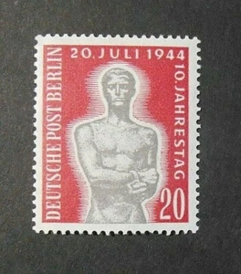 GERMANIA ,GERMANY, BERLIN 1954 " Attentato 20 Luglio" 1V.  cpl set MH* - Imagen 1 de 1