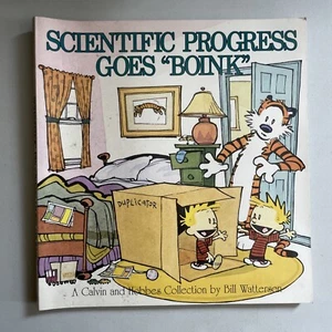Calvin And Hobbes Scientific Progress Goes Boink Paperback - Picture 1 of 2