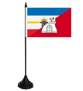 Tischflagge Mecklenburg-Vorpommern-Hamburg Fahne Flagge 10 x 15 cm 