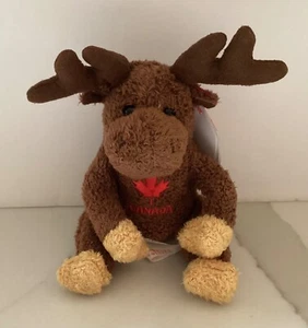 Ty VILLAGER THE MOOSE Metal Key Clip - Canada Exclusive - 5" NEW - Picture 1 of 5