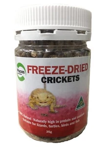 Pisces Freeze Dried Crickets 35g For Reptiles & Poultry - Picture 1 of 2
