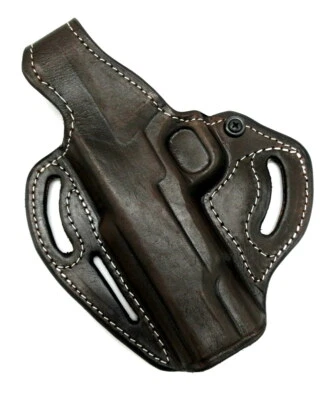 TAGUA Premium LEFT HAND Leather Thumb Break Belt Holster CHOOSE Gun & Color - Image 1 of 4