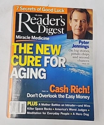 Reader's Digest Magazine October 2002 Peter Jennings - Imagem 1 de 4