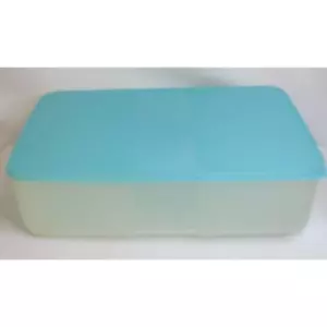 VINTAGE TUPPERWARE Freezer Mate 14 Cup Rectangular Container 2097A-1 2095A-2 - Picture 1 of 6