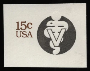 #U595 15c Veterinary Medicine, Cut Square, Mint NH **ANY 5=FREE SHIPPING** - Picture 1 of 1