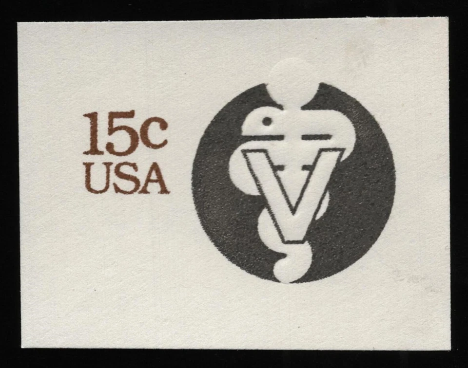 #U595 15c Veterinary Medicine, Cut Square, Mint NH **ANY 5=FREE SHIPPING** - Image 1 of 1