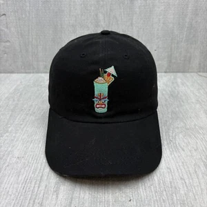 Vintage Y2K Bacardi Hat Cap Strap Back Black Embroidered Logo Alcohol Drinking - Picture 1 of 6