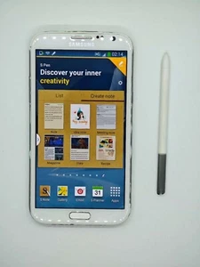 Samsung Galaxy Note 2 -5,5 Zoll- 16GB - Weiß - Ersatzhandy Smartphones - Bild 1 von 9