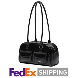 [STAND OIL] Chubby Bag Black Color Hot Women’s Handbags in Korea New FEDEX - Picture 1 of 11